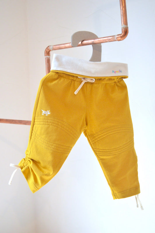 Jogger-bebe-evolutif-jaune-plie