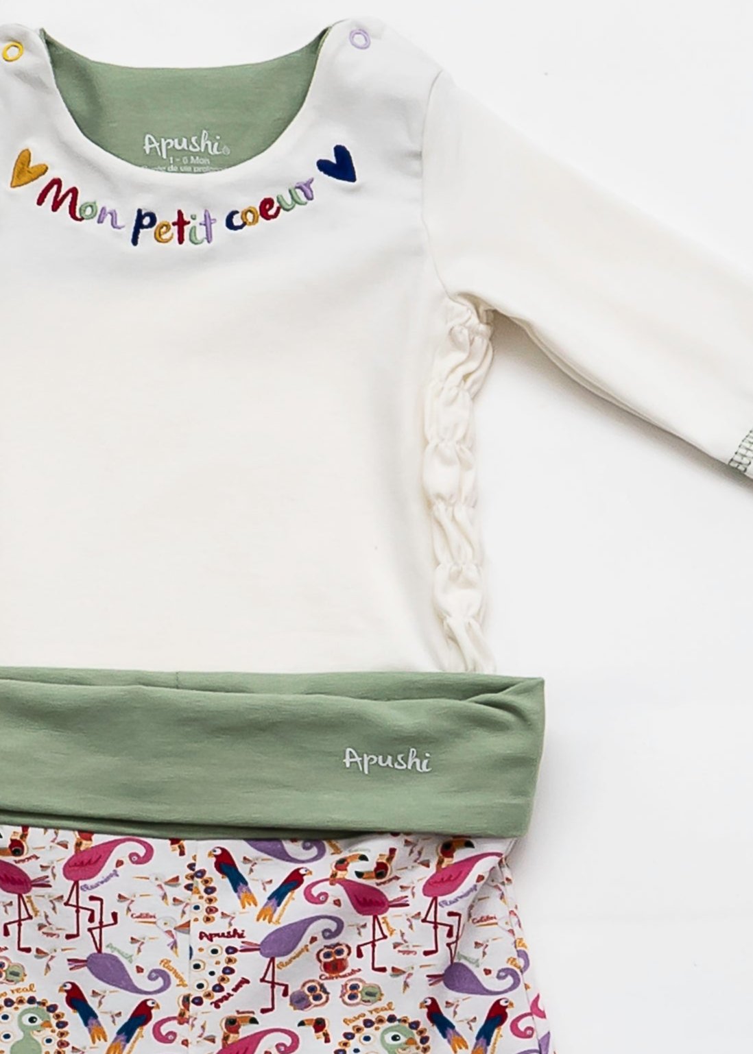 Detailsvetement_bébé_cadeau_naissance_body_moncoeur_joggerrose