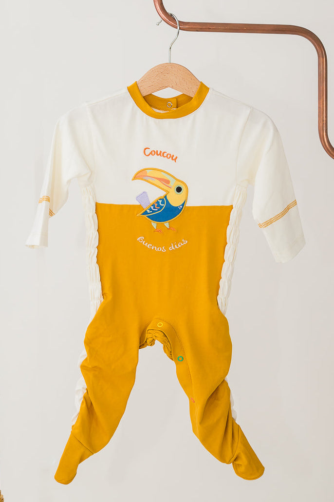Cadeau de naissance pyjamas évolutifs Toucan et Pajaros